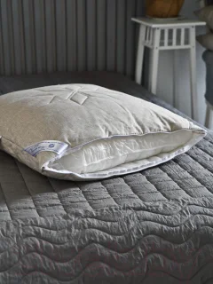 Подушка для сна Andreas Roti Премиум Лен / ПСПЛ70х70.2275 (70x70, натуральный) — фото 6