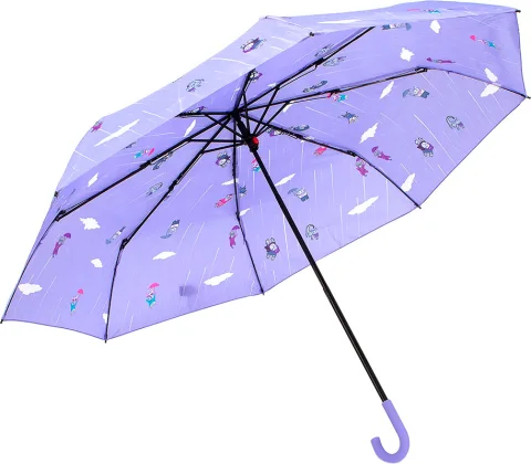 Зонт складной Rain Berry 734-2313-VLT (фиолетовый)