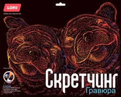 Гравюра Lori Неоновые животные. Классика Милые щеночки / Гр-756 — фото 8