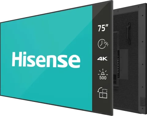 Информационная панель Hisense 75DM66D (черный)
