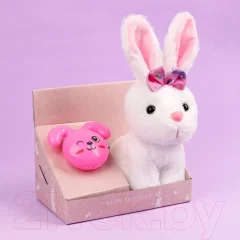 Мягкая игрушка Milo Toys Зайка с ночником / 7743592 — фото 5