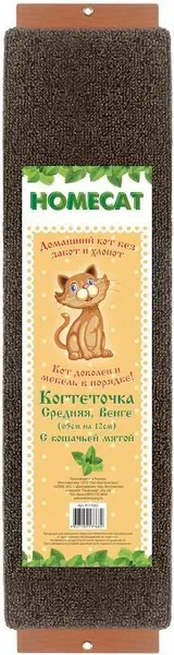 Когтеточка Homecat С кошачьей мятой венге / 77768 (65x12) — фото 3