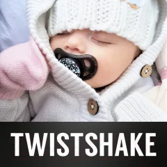 Набор пустышек Twistshake 78092 (2шт, черный/белый) — фото 2