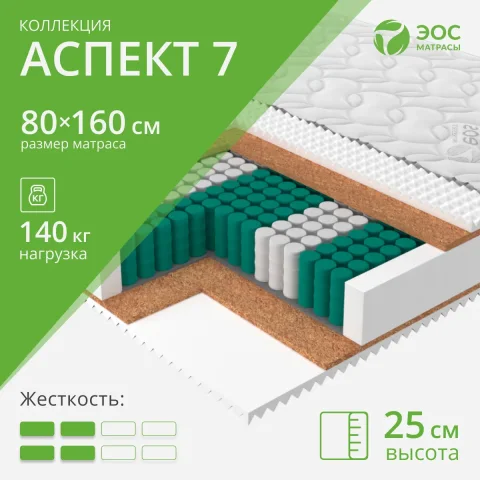 Детский матрас EOS Аспект 7 80x160 (жаккард)