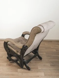 Кресло-маятник Glider 78 Люкс компакт (коричневый/венге) — фото 3