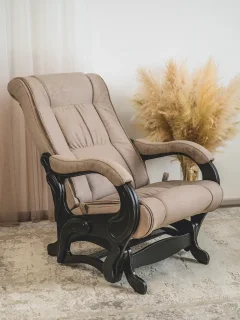 Кресло-маятник Glider 78 Люкс компакт (коричневый/венге) — фото 4