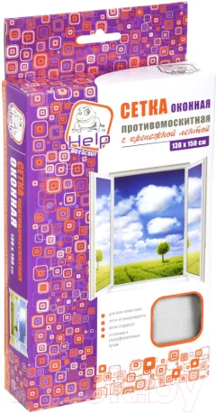 Москитная сетка на окно Help 80002-Л — фото 1