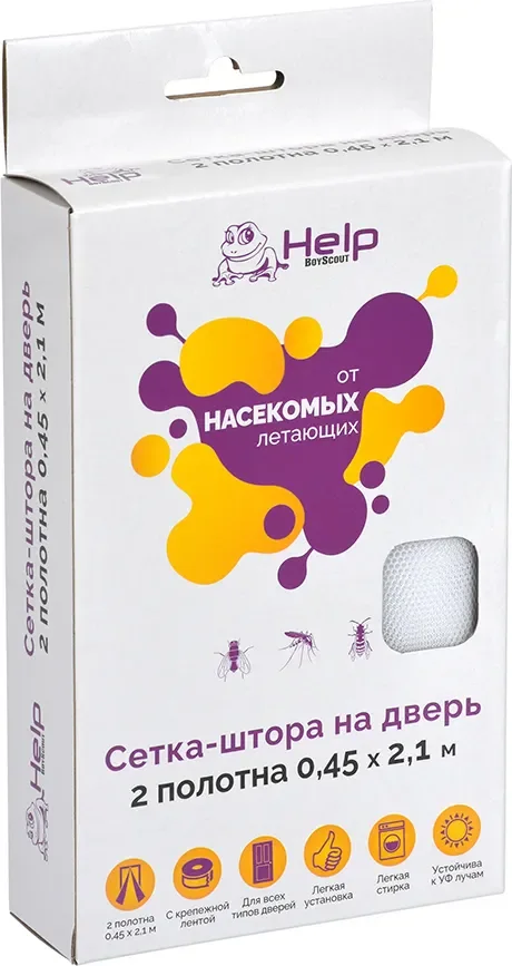 Москитная сетка на дверь Help 80003