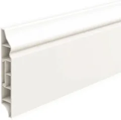 Плинтус Ideal Дюра фигурный 80мм 037 (2.2м, молочно-белый) — фото 7