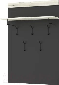 Вешалка для одежды Памир Соната ВШС-800 (крафт белый/антрацит) — фото 1