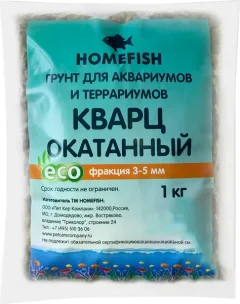 Грунт для аквариума Homefish Кварц окатанный / 80197 (1кг) — фото 3