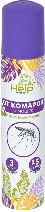 Аэрозоль от насекомых Help Сирень 80218 (75мл) — фото 2