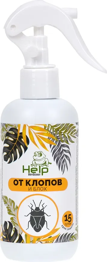 Спрей от насекомых Help От клопов и блох / 80224 (200мл)