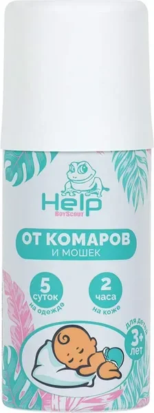 Аэрозоль от насекомых Help Детский от комаров и мошек репеллентный / 80294 (90мл) — фото 9