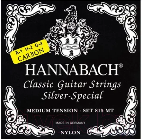 Струны для классической гитары Hannabach 815MTC