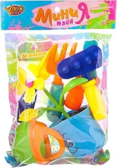 Игровой набор Yako Мини МаниЯ Садовые инструменты с цветком / Н81823 — фото 1