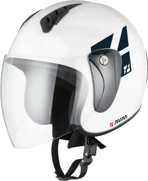 Мотошлем AVM 818 (XL, белый)