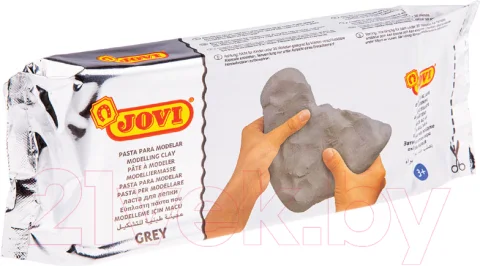 Пластилин скульптурный Jovi 86G (1кг, серый)