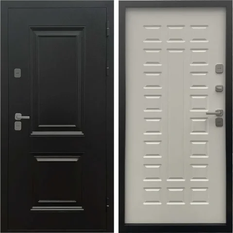 Входная дверь Форпост 86x205 Топ-11-4 (левая, букле серый/сосна прованс)