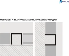 Профиль декоративный Profiling П-образный П-8х8 (2.7м, черный матовый) — фото 3