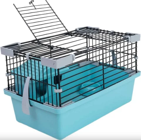 Клетка для грызунов Homepet 89203 с наполнением (28x17x16.4см, бирюзовый)