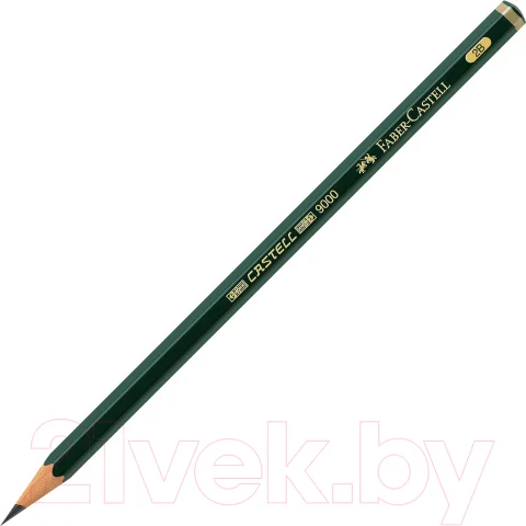 Простой карандаш Faber Castell 9000 2B / 119002
