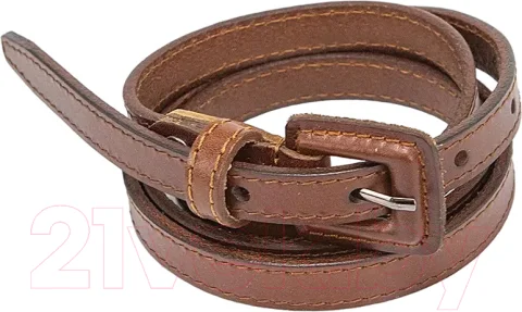 Ремень женский Poshete 901-TY06-S-DCM (Dark Camel)