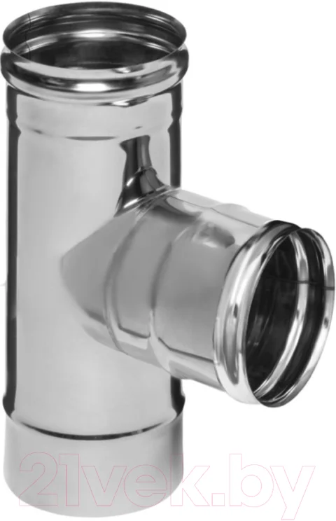 Тройник для труб Ferrum 90° Ф80 / f4516 (430/0.5мм)