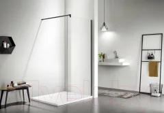 Душевая стенка Adema Реген 90 Walk-In (черный) — фото 3