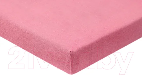 Простыня AlViTek Махровая на резинке 90x200x20 / ПМР-СР-090 (сухая роза)
