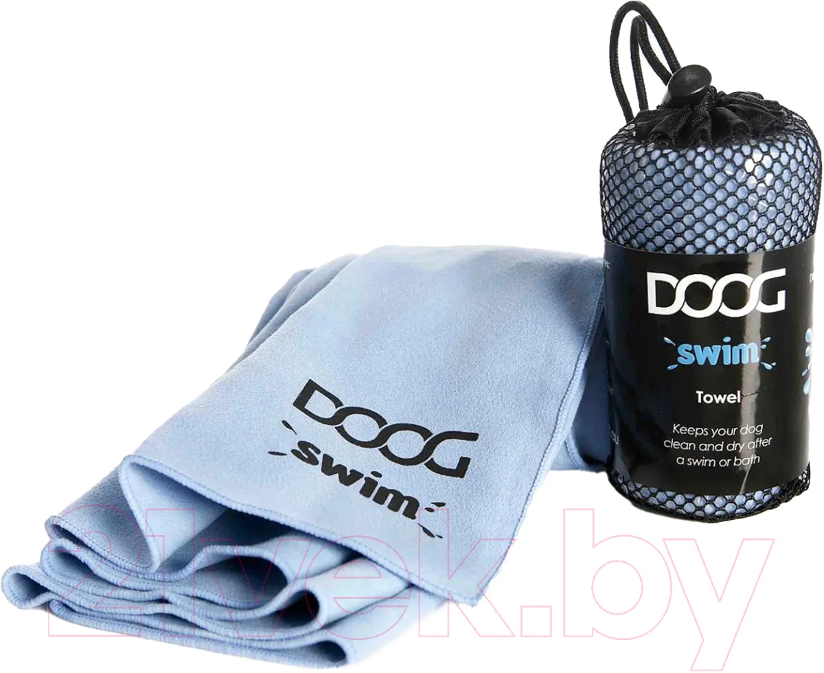 Полотенце для животных DOOG 90x40 / ST01 (голубой)
