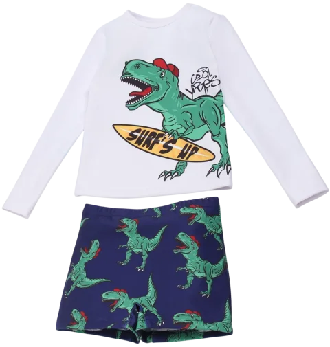 Комплект для плавания детский Kaftan Динозавр / 9622598 (р.98-104)