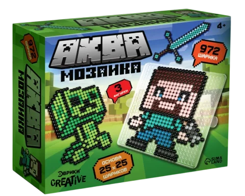 Развивающая игра Эврики Аквамозаика. Кубамир / 9900637 (972шт)