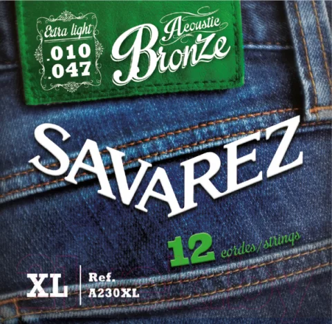 Струны для 12-струнной гитары Savarez A230 XL
