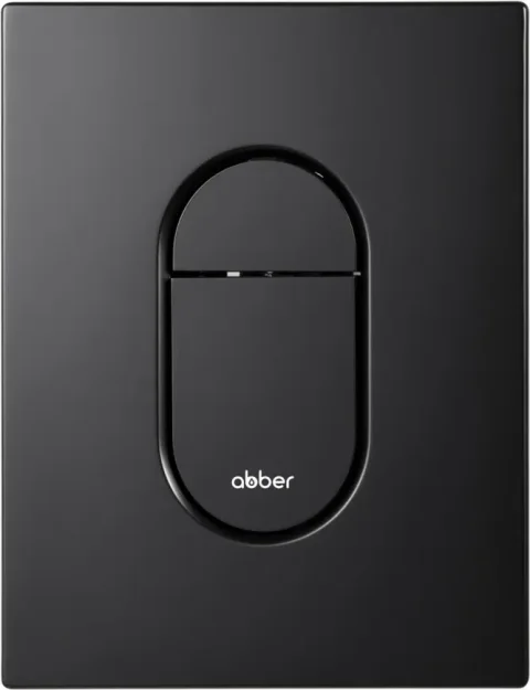 Кнопка для инсталляции Abber AC0124MB (черный матовый)