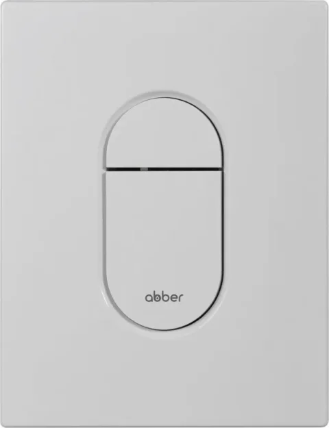 Кнопка для инсталляции Abber AC0124MW (белый матовый)