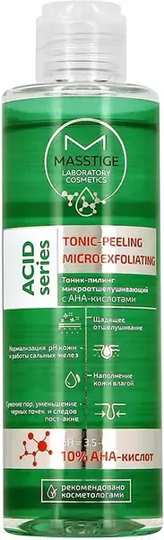 Тоник для лица Masstige Acid Series Тоник-пилинг микроотшелущивающий (200мл) — фото 3
