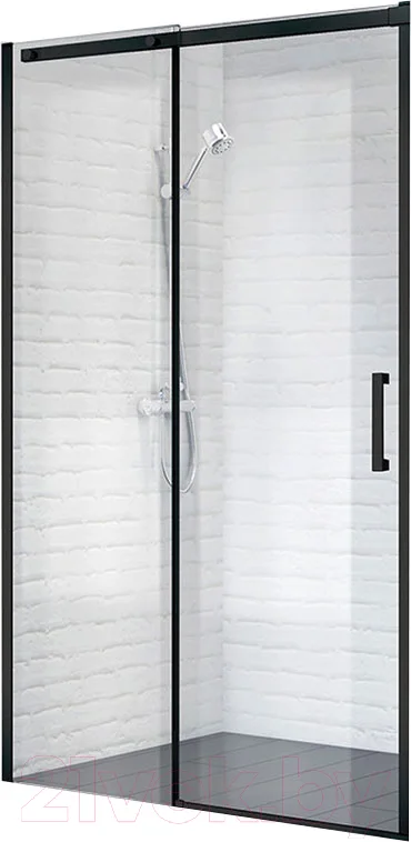 Душевая дверь BelBagno ACQUA-BF-1-130-C-NERO