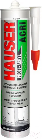 Герметик акриловый Hauser Acri (260мл, белый)