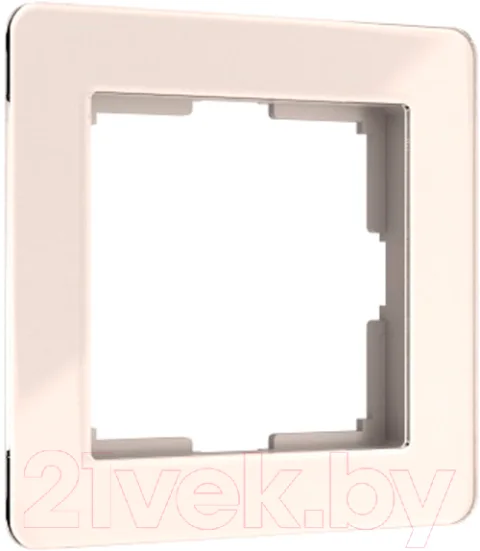 Рамка для выключателей и розеток Werkel Acrylic W0012743 (айвори)