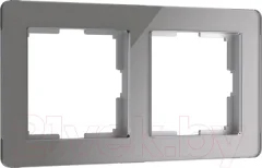 Рамка для выключателей и розеток Werkel Acrylic W0022704 (графит) — фото 3