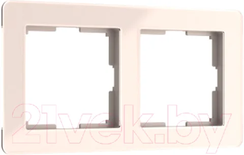 Рамка для выключателей и розеток Werkel Acrylic W0022743 (айвори)