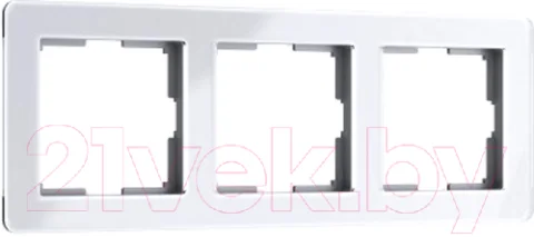 Рамка для выключателей и розеток Werkel Acrylic W0032701 (белый)