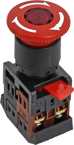Кнопка для пульта EKF Грибок AE-22 NO+NC / pbn-ae