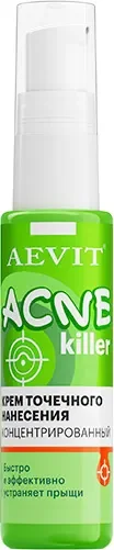 Крем для лица AEVIT Aevit Acnekiller Концентрированный точечного нанесения (30мл) — фото 7