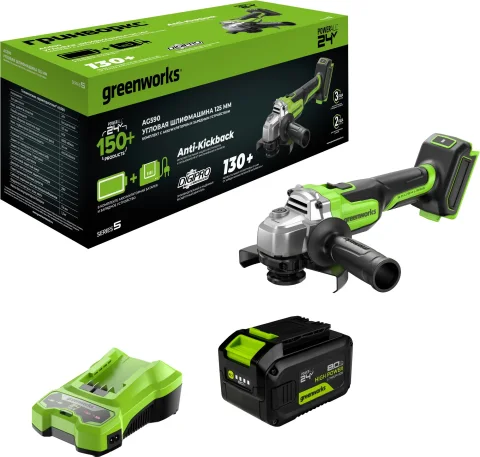 Угловая шлифовальная машина Greenworks AG590 / 3201007CUH