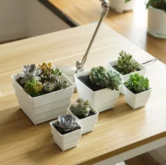 Кашпо BOTANICA Air для кактусов и суккулентов (7x7см, черный) — фото 5