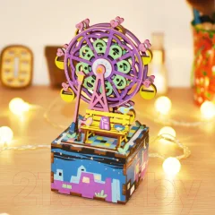 Музыкальная шкатулка Robotime Колесо обозрения / AM402 — фото 5