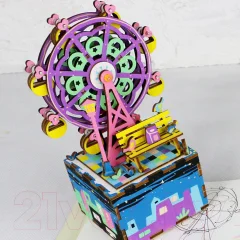 Музыкальная шкатулка Robotime Колесо обозрения / AM402 — фото 6