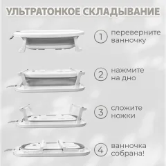 Ванночка детская Bubago Amaro BG201-2 (серый) — фото 6